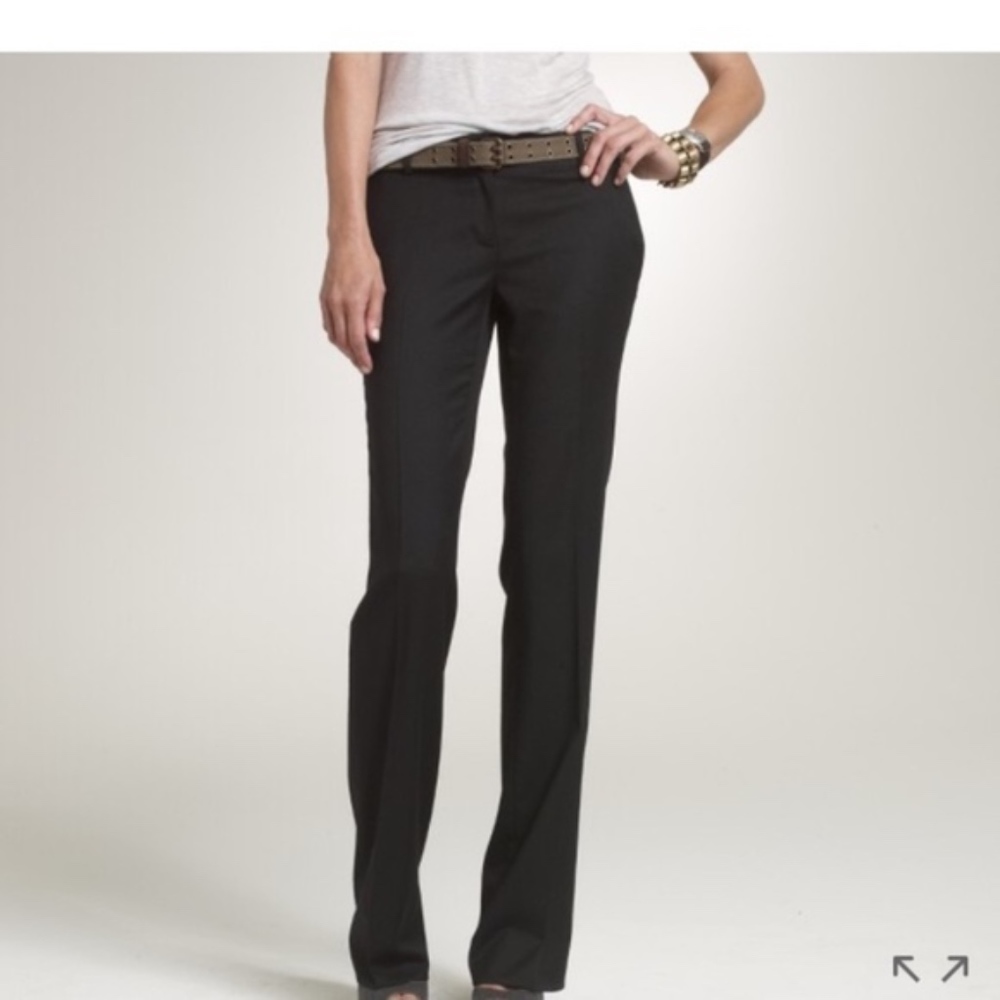 J.Crew $130 City Fit Wool Pants, Gray